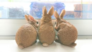 ウサギ ガーデニング インテリア